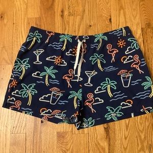 Chubbies The Neon Lights Medium 4” Inseam Stretch Swim Trunks